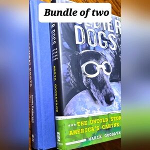 SOLDIER DOGS/WALK IN MY COMBAT BOOTS. Dog Book Bundle